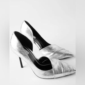 Zara Silver Heels